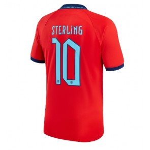 England Raheem Sterling #10 Bortatröja VM 2022 Kortärmad